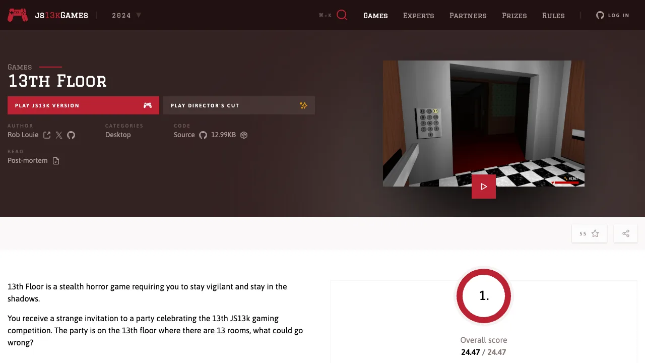 13th Floor gameplay screenshot