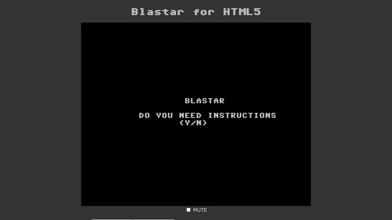 Blastar gameplay screenshot