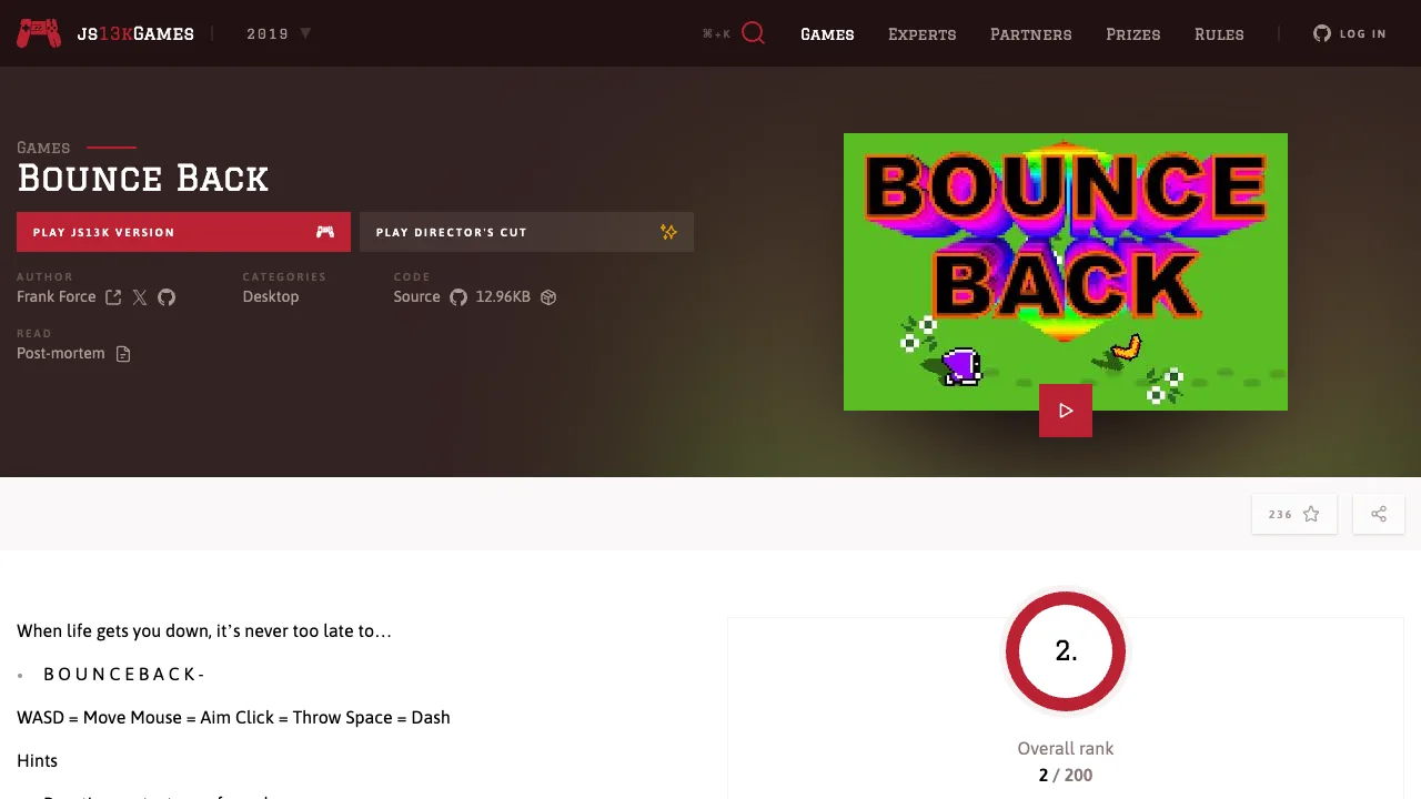 BounceBack gameplay screenshot