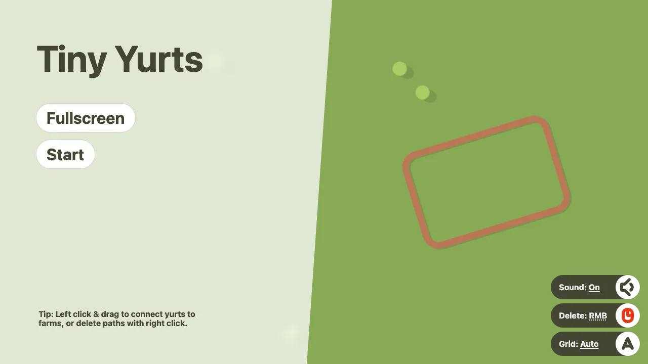 Tiny Yurts gameplay screenshot