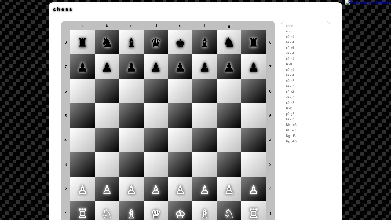 Chess gameplay screenshot