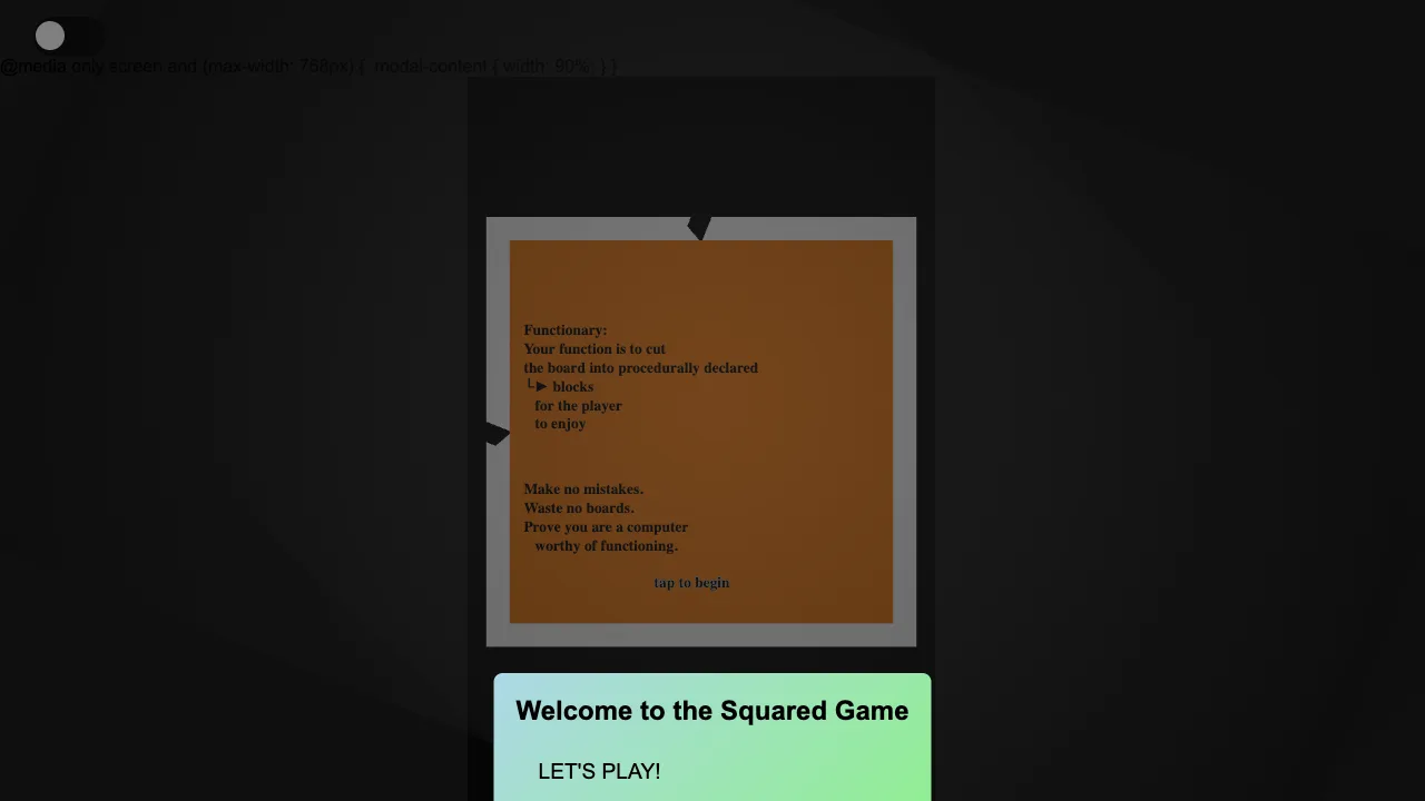 Squard Line gameplay screenshot