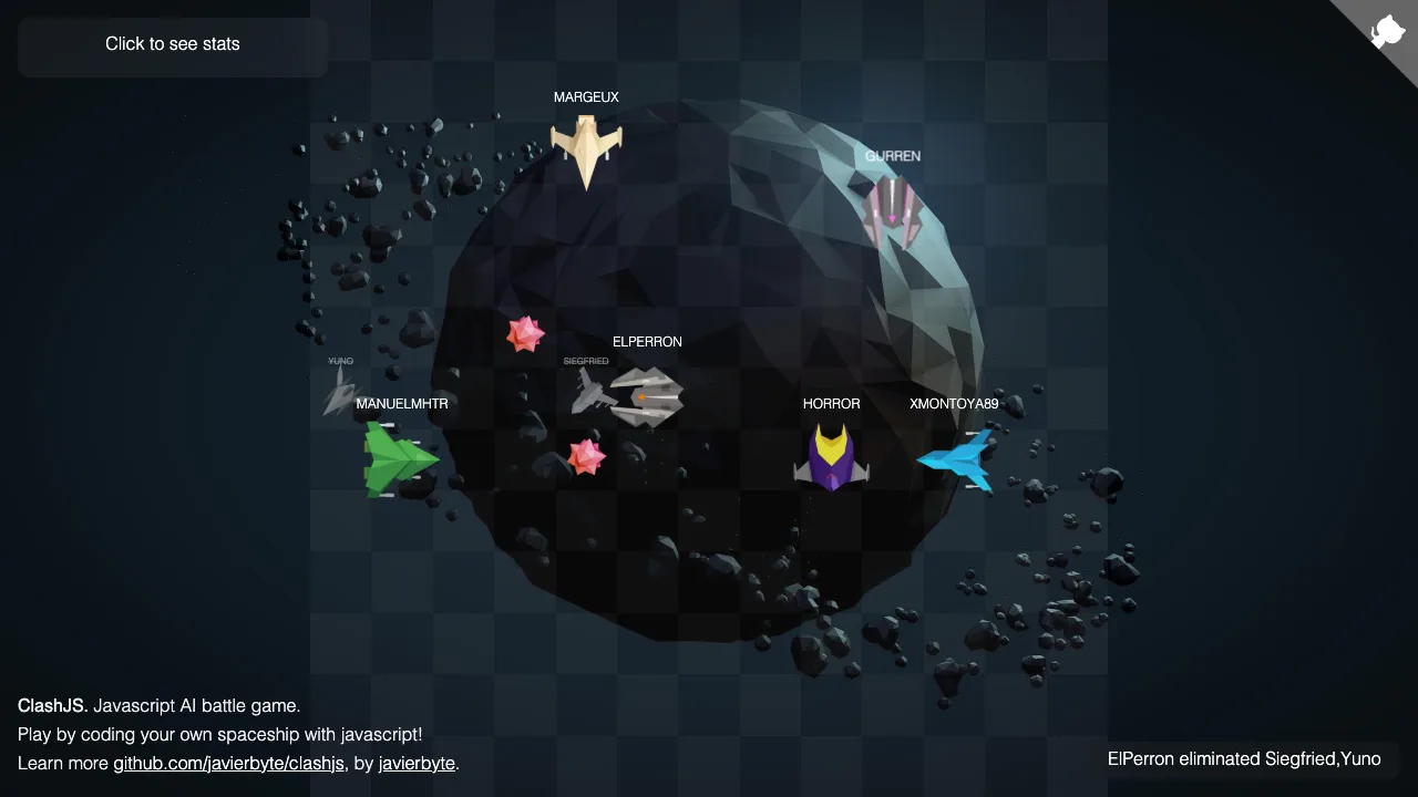 Clashjs gameplay screenshot
