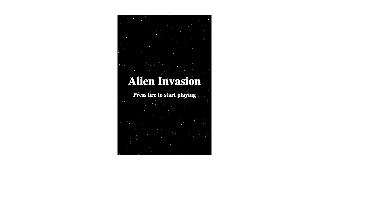 Alien Invasion gameplay screenshot
