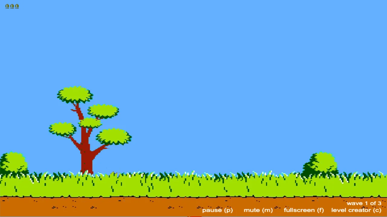 Duck Hunt JS gameplay screenshot