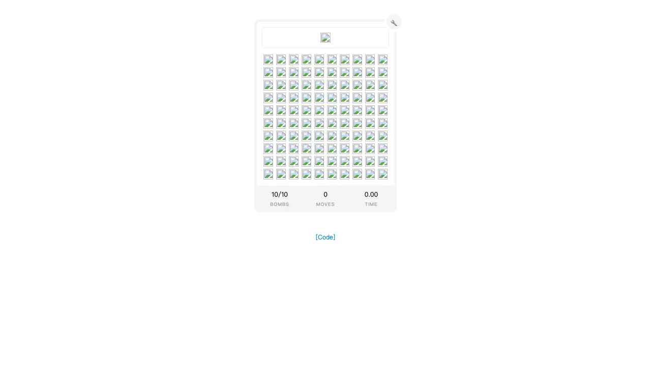 Emoji Minesweeper gameplay screenshot