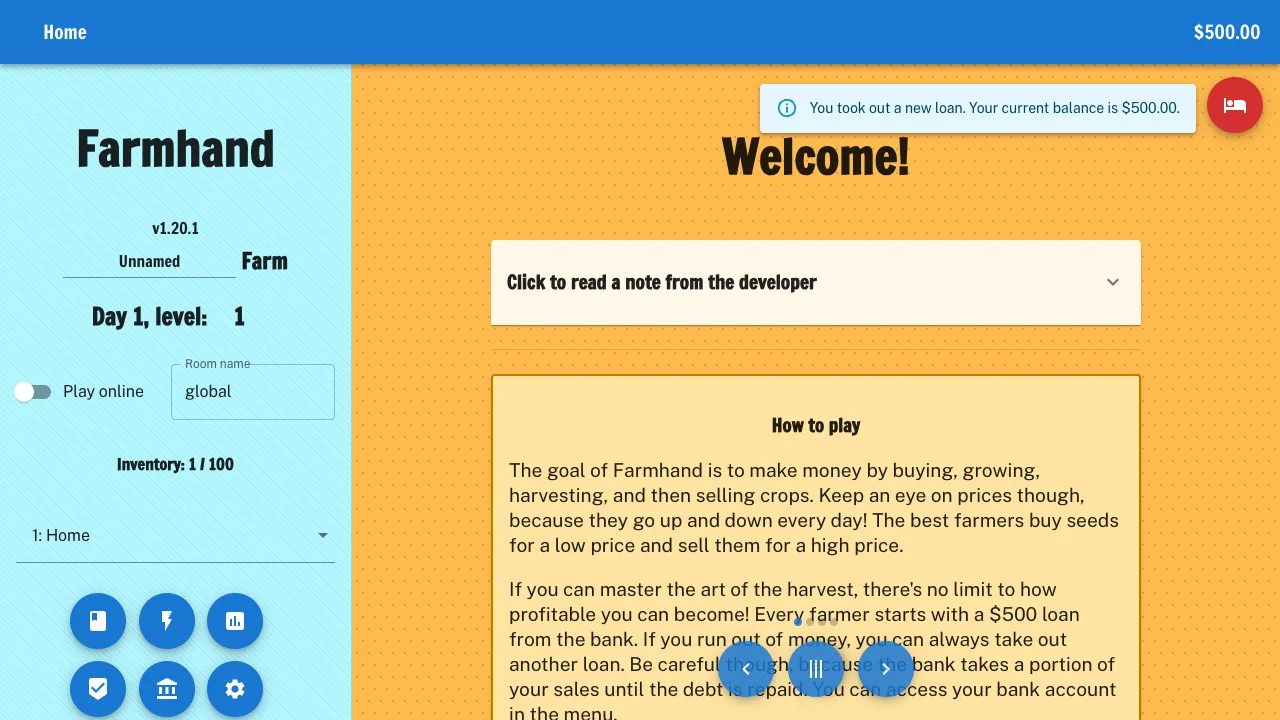 Farmhand gameplay screenshot