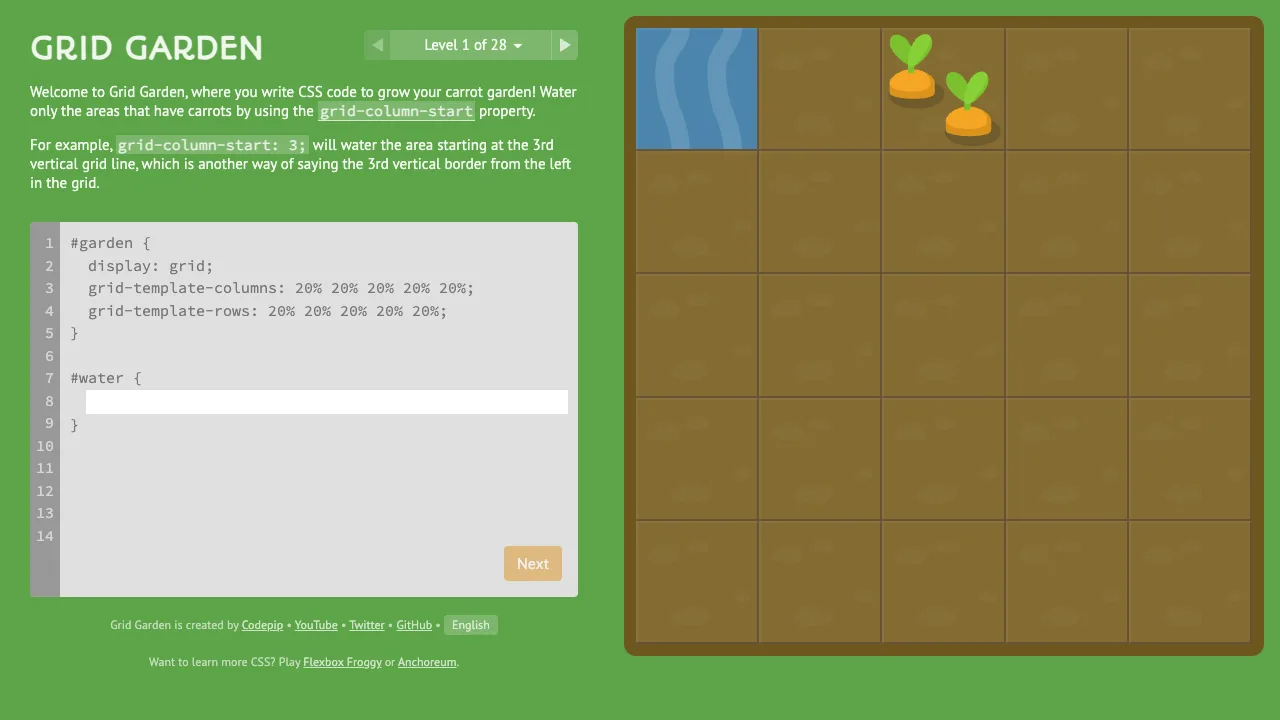 Gridgarden gameplay screenshot