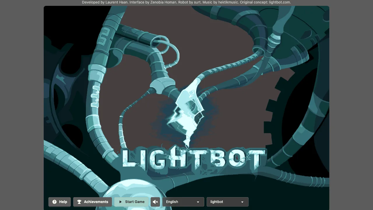 Lightbot gameplay screenshot