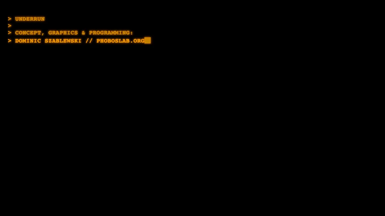 Underrun gameplay screenshot