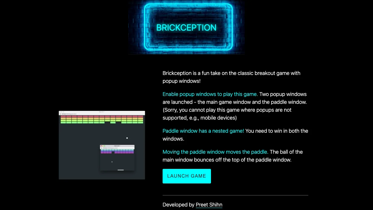 Brickception gameplay screenshot