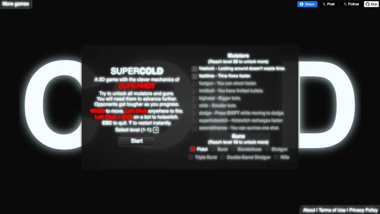 Supercold gameplay screenshot