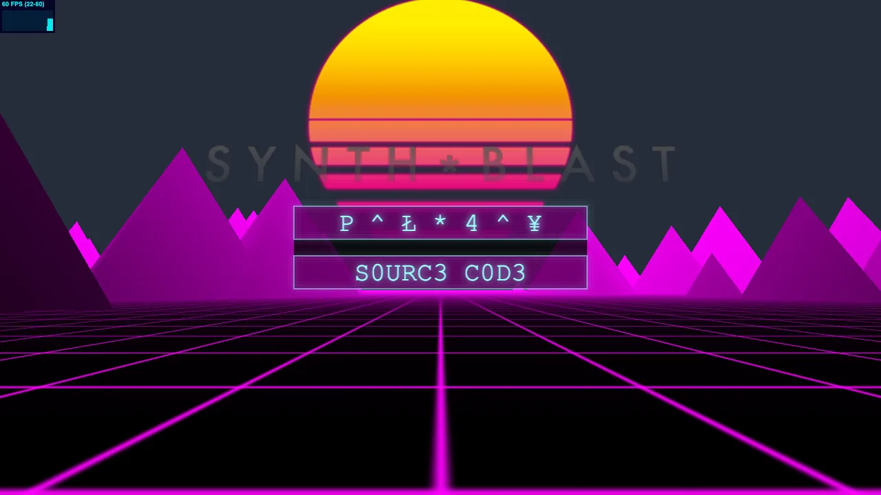 Synthblast gameplay screenshot