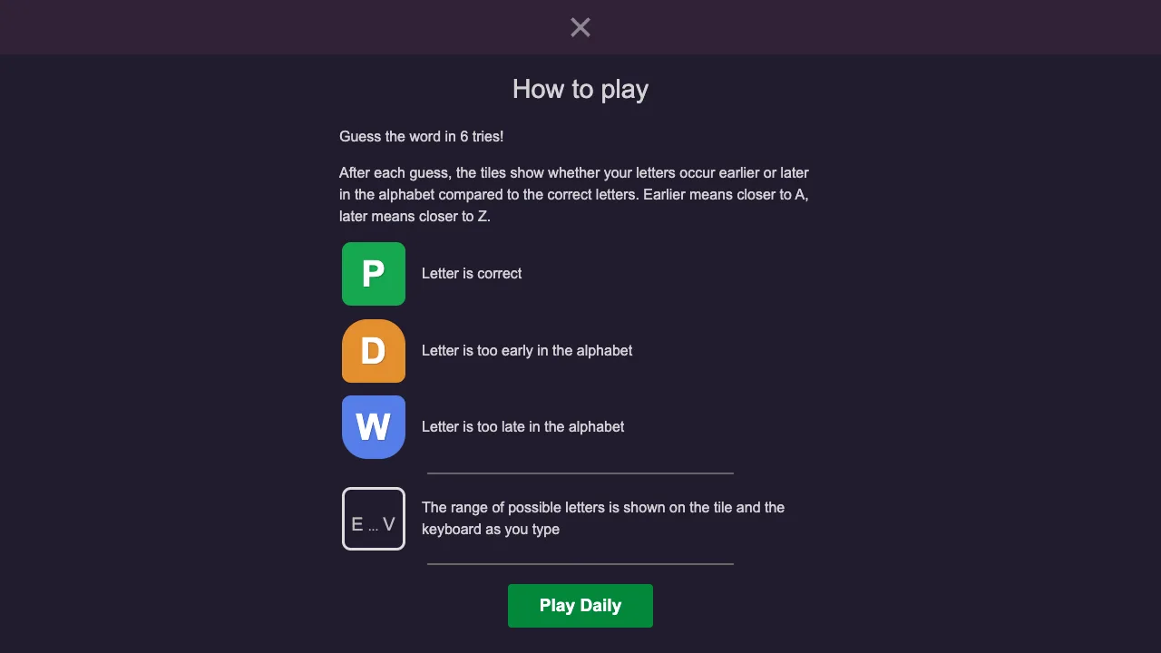 Word Peaks gameplay screenshot